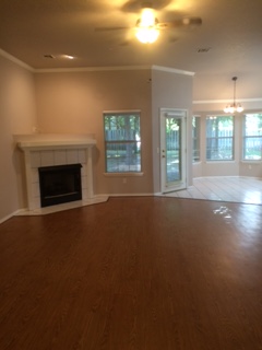 Living room to dining