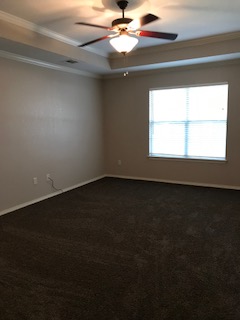 Master bedroom, new carpet